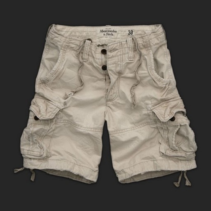 Abercrombie Fitch Hombres Cargo Patalón Corto AF7564